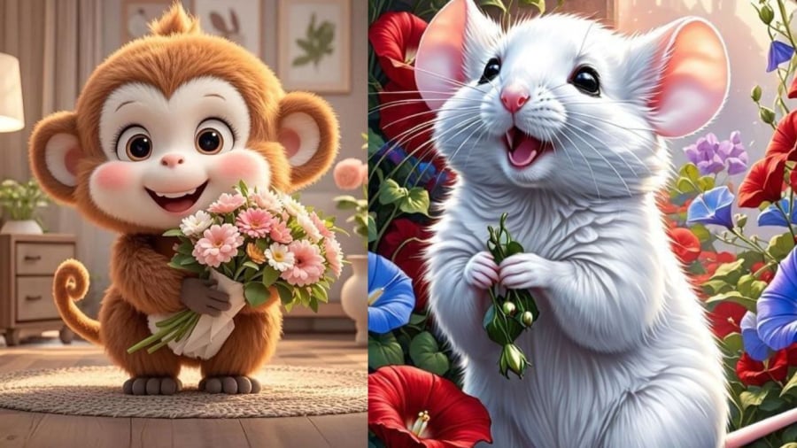 Thân và Tý thành cặp vợ chồng hòa hợp