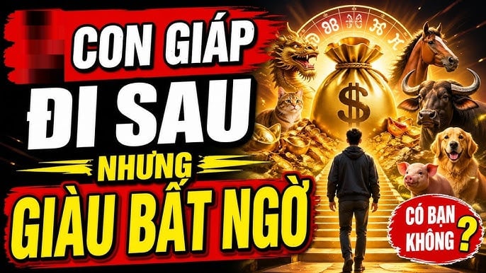Đi sau mà giàu khủng, 4 con giáp chậm chân vẫn có Tiền